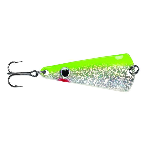VMC Tingler Spoon 1/16 oz Glow Chartreuse Shiner