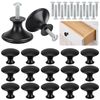 BREANIFULL Pack of 24 Cupboard Knobs, Drawer Knobs, Mushroom Drawer Knobs, Flower Pattern, Round Chest of Drawers Knobs, Vintage Drawer Knobs, Round for Door Knobs, Furniture Knobs, etc.