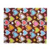 2 Pack Hearts On Chocolate Microfibre Glasses Lens Cleaning Cloth