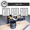 DCT 4” Inch Pipe Threaded Quick Connect Adaptor Hose Coupler Dust Collection