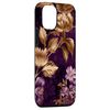 iPhone 15 Purple Floral Flower N3 Case