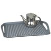creative Kitchen 3380 Tea/Serving traytray, Plastic,Grey,large