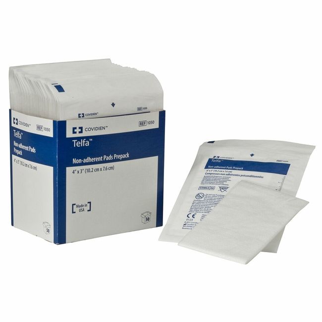 Telfa Ouchless Non-Adherent Pad 3'' x 4'' Box of 50 BRAND