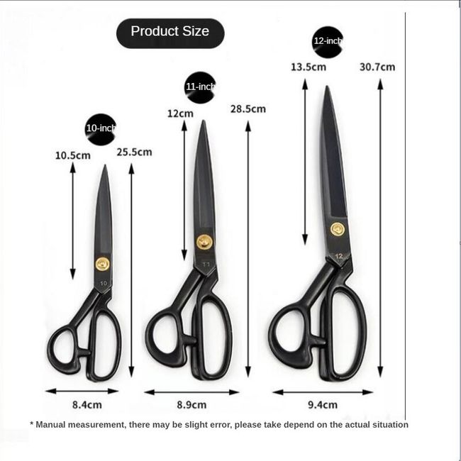 12 inch fabric scissors tailor scissors