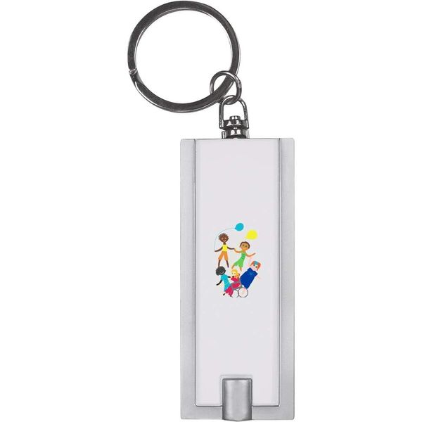 Azeeda 'Children Having Fun Together ' Keyring LED Torch (KT00039545)