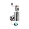 FOCMKEAS 3/8" Universal Joint Swivel Socket Adapter, Impact Socket Extension, CR-V Steel
