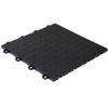 Interlocking Modular Garage Flooring Tile, Coin Top (30 Pack) (Black)