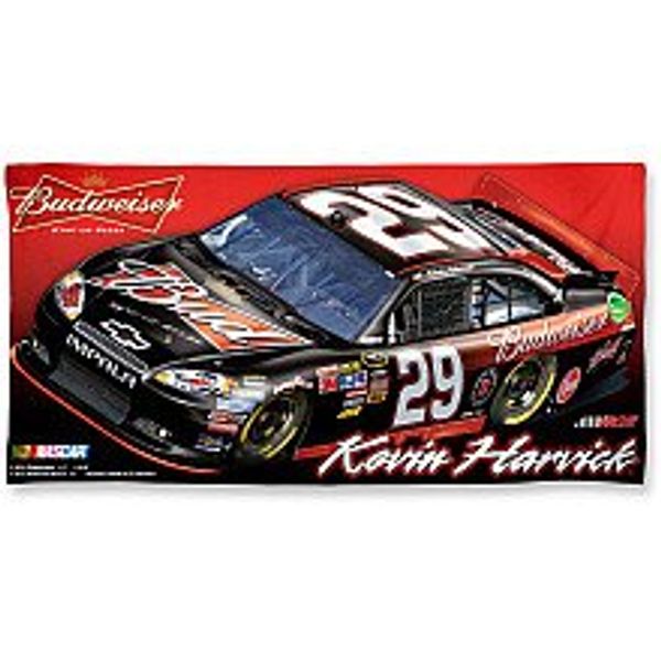 Nascar Kevin Harvick #29 Budweiser 30"x60" Beach Towel