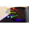  1911 2.0mm FIBER OPTIC FRONT SIGHT REPLACE RODS INSERTS - FREE SHIP 2x2"