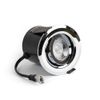 Polished Chrome Adjustable 4K Cool White Tiltable LED Downlights, Fire Rated, IP44, High CRI, Dimmable