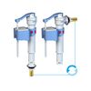EVOLVE Universal Dual Flush Valve with Push Button, Bottom or Side Entry Cistern Spare Pack Complet Mechanism Kit WRAS Approved