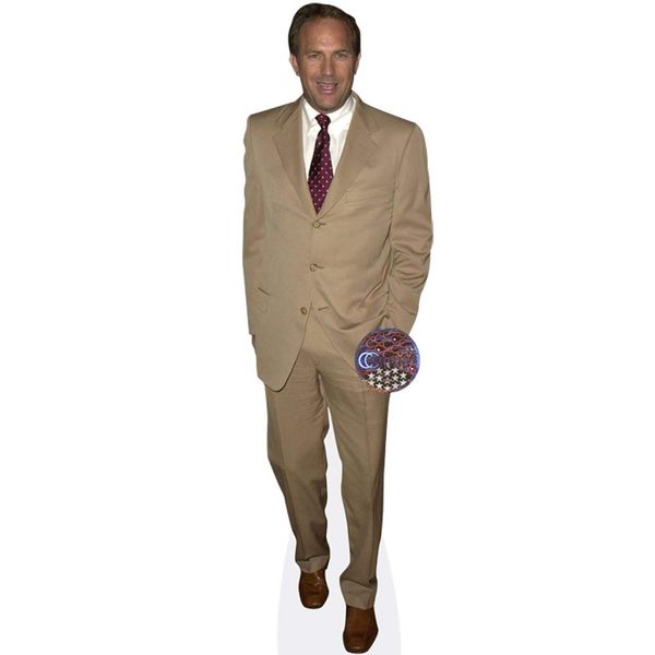 Kevin Costner (Cream Suit) Mini Size Cutout