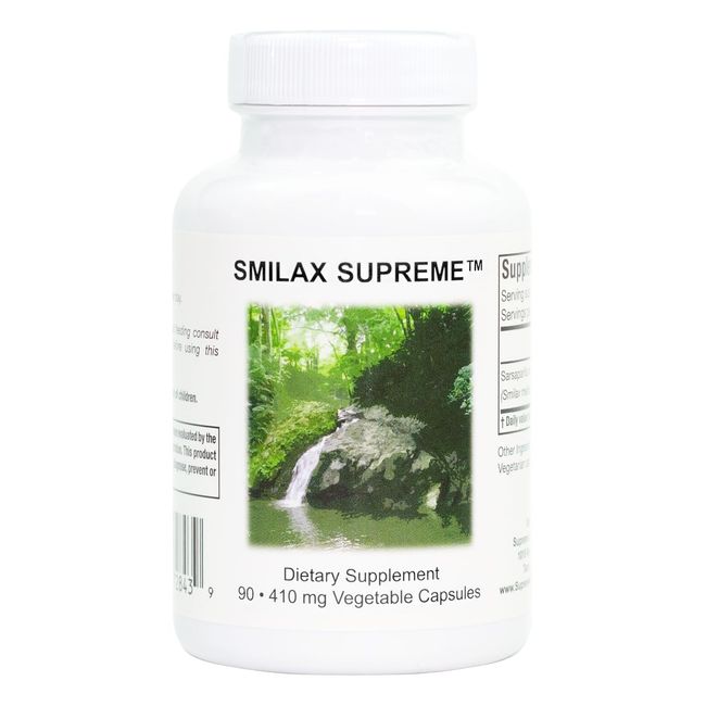 Supreme Nutrition Smilax Supreme, 90 Pure Sarsaparilla Vegetarian Capsules