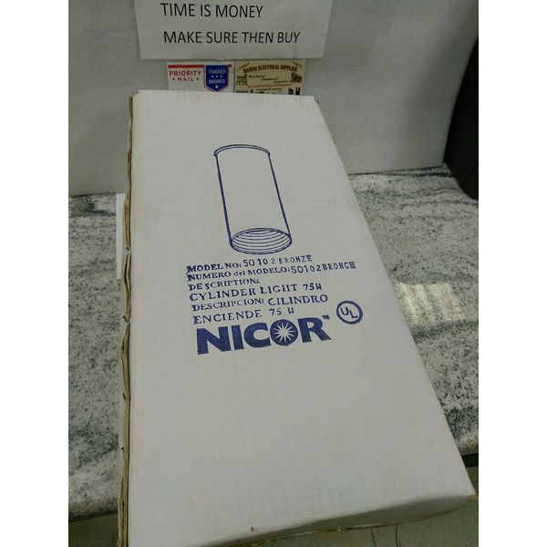 NICOR Lighting 75W Single Cylinder Adjustable Security Flood Light 50102 (#10AB1