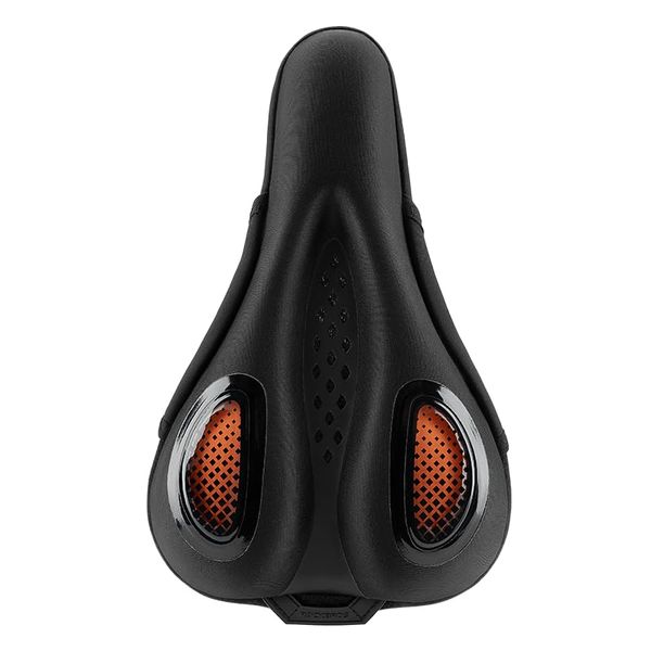 ROCKBROS Comfortable Bike Seat Cushion Cover, Soft Memory Foam & Gel Padded Bicycle Saddle Cushion for Men Women, Breathable Bike Seat Cushion with Waterproof Cover