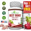 Active Nutrilife Organic Beet Root 60 Capsules - Made in USA, Boost Energy 