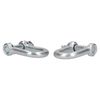 AB Tools 6mm Galvanised Dee D Shackle 4 Pack Chandlery Marine Rigging Shackle