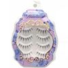 mikiwi manga lashes, clear base anime lashes 4pcs, spiky anime false eyelashes natural finish, Japanese lashes like bundles of manga lashes individual and repeatable cosplay thin bundles lashes, asian lashes, style A03 ( 1 pack)