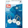 Prym Flexi Buttons with Loop, Silver, One Size