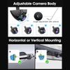 AHD Car Rear View Reverse Camera Parking Backup Cam 360° Adjustable Night Vision