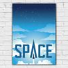 Space Wall Print - Space Poster Wall Art (42cm x 59.4cm - A2)