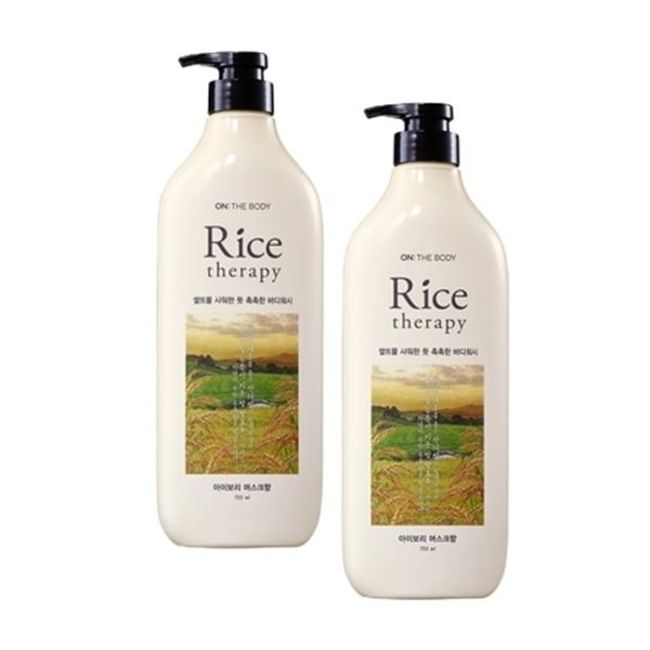 On the Body Rice Therapy Ivory Musk Fragrance Body Wash 700ml x 2