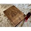 Wooden Book Box Trinity Knot Celtic for Dice, Accessories, Wiccan