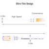 Cat 7 Ethernet Cable 3 ft 6 Pack (Highest Speed Cable) Cat7 Flat Shielded Ethernet Patch Cables - Internet Cable for Modem, Router, LAN, Computer - Compatible with Cat 5e, Cat 6 Network