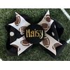Customized Baseball Hair Bow Clip or Ponytail Holder with Name