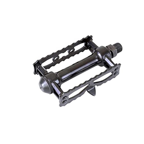 MKS (Mikashima Seisakusho) Bicycle Pedal, Mash Stream Wide, Black, 3.7 x 2.5 inches (94 x 63 mm)