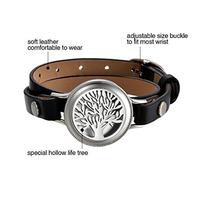 Lockit leather bracelet