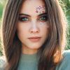 6 Pcs Face Gems,Crystal Half Face Jewelry Sticker Glitter Rhinestone Festival Gems Temporary Tattoo Forehead Eyebrow Decoration for Women Kids Eyes Body Make Up Christmas Halloween Summer Party
