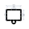 2 Skimmer Gaskets for Doughboy Above Ground Pool Skimmers