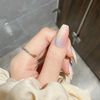 Set of 24 Nail Tips, Cute Yume Rendering Nails, Coming-of-Age Ceremony, Reception, Party, After-Party, Wedding