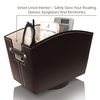 TV Remote Control Holder Caddy Bedside Nightstand Desk Accessory Organizer Spins