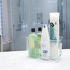 Kenney Suction Cup Basket Shower Caddy, Clear