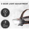 Brand New, 2 Packs, LED Highlight USB Headlight, Rechargeable- 2 Packs