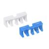 M METERXITY 2 Pack Badminton Stringing Racquet Load Spreader - Pressure Reducer Stringing Protector Threading Machine Adapter for Repair Fixing (Blue/White)