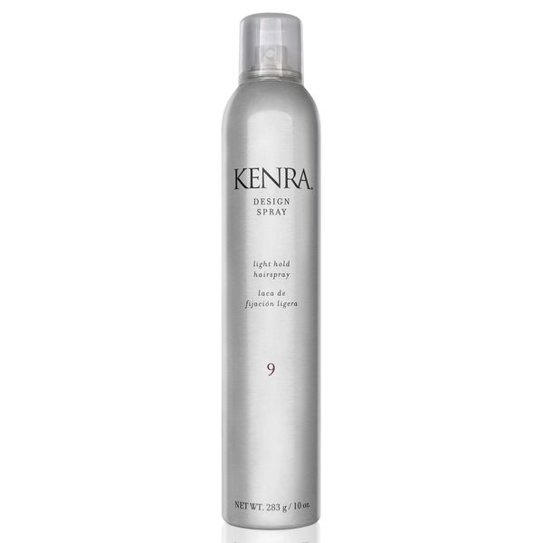 Kenra Design Spray 9 | Light Hold Hairspray | Tames Frizz & Flyaways | Lightweight, Brushable Formula | All Hair Types | 10 oz