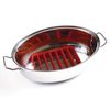 Norpro, Red Rectangle Silicone Roasting Rack, 1 EA