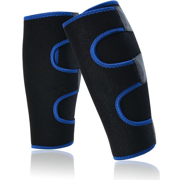 CINY Lower leg Compression Sleeve for lower leg Support to Alleviate the Pain of lower Ieg Strain, Suitable for Male and Female Running, Bicycle Fitness (Blue)