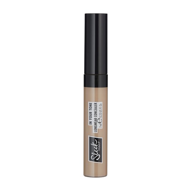 Sleek MakeUP in Your Tone Longwear Concealer, Hides Dark Circles and Covers Blemishes, Buildable Medium to Full Coverage, 3N, 7ml