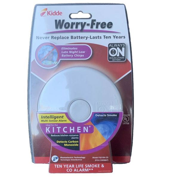 Kidde P3010K-CO Smoke & Carbon Monoxide Detector Alarm New Sealed 🔥