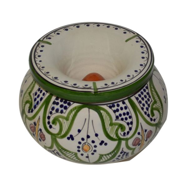 Moroccan Handmade Ceramic Ashtrays Smokeless Cigar Exquisite design with Vivid Colors X-large