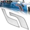 Chrome Driver Left+Right Hood Side Vent Grille Grill Set For Volvo VNL 2004-2016