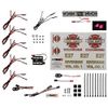 MyTrickRC Fire Truck Deluxe Light Set w/UF-7 Controller & Red Flasher Lightbar