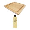 John Boos Block Maple Wood Countertop Reversible Edge Grain Cutting Board Bundle