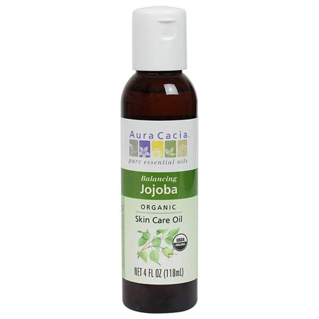Aura Cacia Organic Jojoba Skin Care Oil, 4 fl. oz.