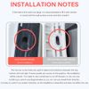 Acmerota Single Light Switch Surround - Finger Plate & Electrical Plug Socket Gray 6-Pack Wall Protector