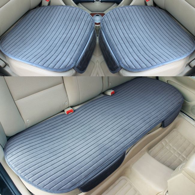 SEAMETAL Winter Warm Car Seat Cover Driver Seat Cushion Non-Slip